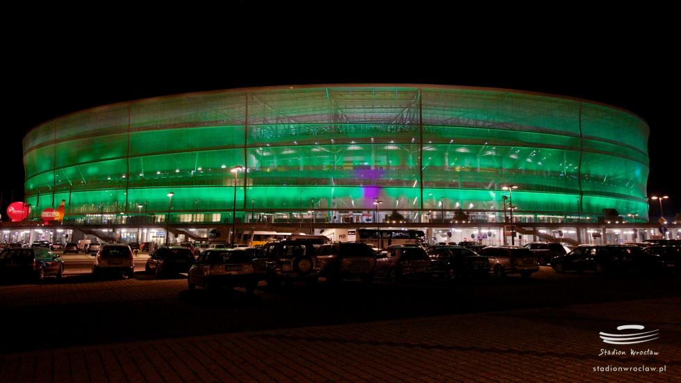 Stadion Wrocaw na zielono