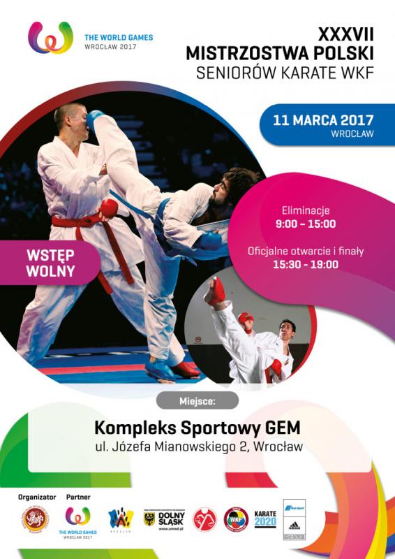 XXXVII Mistrzostwa Polski Seniorw Karate WKF ju w sobot 