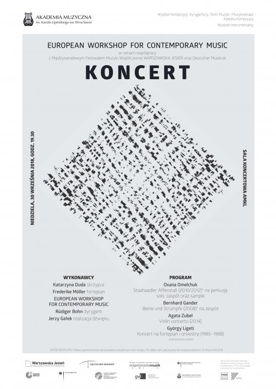  Koncert wramach XVI edycji European Workshop for Contemporary Music