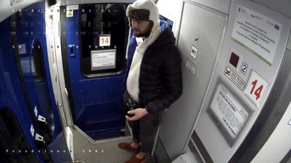  Okradł pasażera, który zasnął w pociągu. Kto go rozpoznaje?