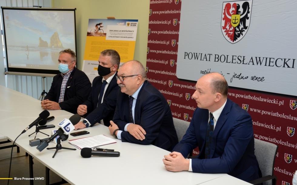 Samorządy deklarują współpracę przy budowie Cyklostrady Dolnośląskiej