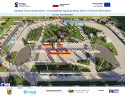Wrocław - Jest umowa na ostatni odcinek TAT - duże zmiany w komunikacji na Nowym Dworze (mapa)